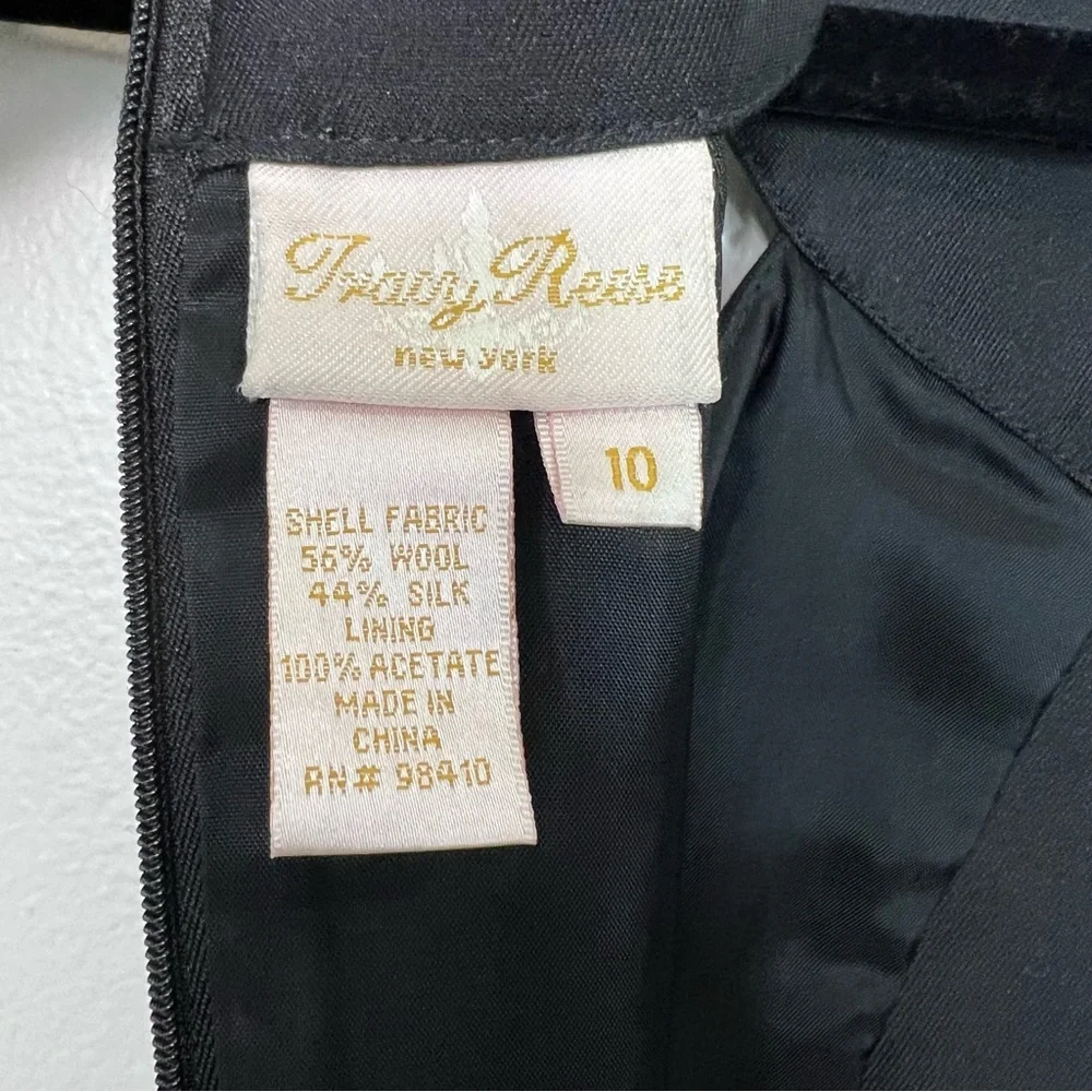 TRACY REESE Gold and Black Keyhole Classic Dress size 10